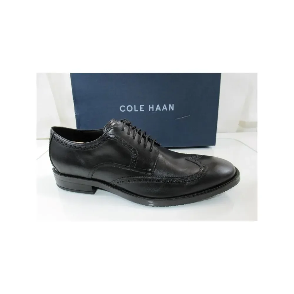 Men's Cole Haan Modern Essentials Wing Oxford Shoes Black Waterproof Size 11.5